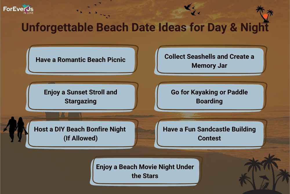 Beach Date Ideas for Day & Night (1 to 7)